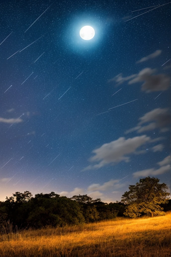 a dark night sky with stars and clouds and a full moon, bright moonlight and stars, starry-night!!!!!!!!!!!!!!!!!!!!, moon and stars, the moon and stars, ✨🕌🌙, stars glistening in the night, dark and stars in the background, moonlit night sky, beautiful night sky, dreamy night, starry sky, ☁🌪🌙👩🏾