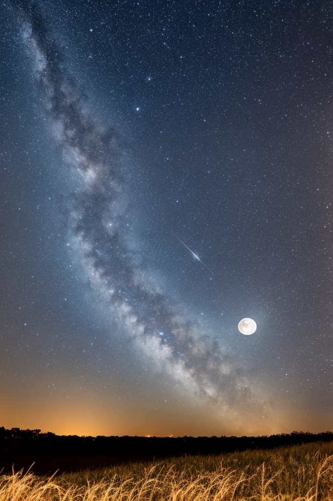 a dark night sky with stars and clouds and a full moon, bright moonlight and stars, starry-night!!!!!!!!!!!!!!!!!!!!, moon and stars, the moon and stars, ✨🕌🌙, stars glistening in the night, dark and stars in the background, moonlit night sky, beautiful night sky, dreamy night, starry sky, ☁🌪🌙👩🏾