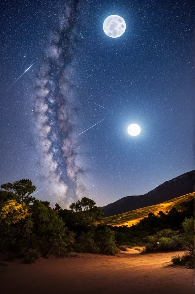 a dark night sky with stars and clouds and a full moon, bright moonlight and stars, starry-night!!!!!!!!!!!!!!!!!!!!, moon and stars, the moon and stars, ✨🕌🌙, stars glistening in the night, dark and stars in the background, moonlit night sky, beautiful night sky, dreamy night, starry sky, ☁🌪🌙👩🏾