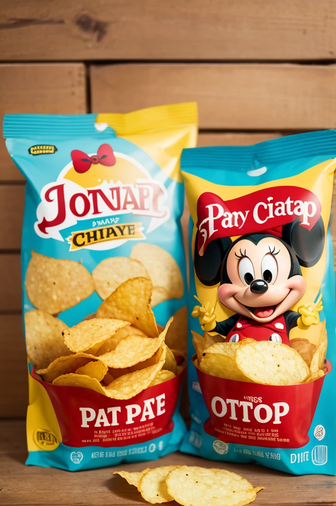Disney style potato chips