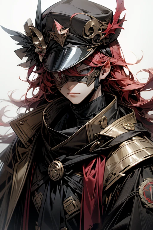 Masquerade Mask,military cap,