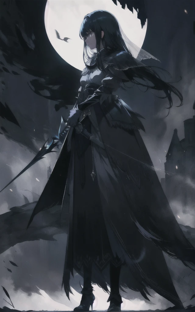 A solitary figure stands steadfast in the shadows,gently clutching a soft friend. Though darkness veils much,quiet courage glows within their steady gaze.
Determined, resolute,brave,steadfast,courageous.