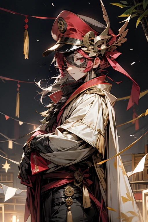 Masquerade Mask,military cap,Tanabata,Strip,