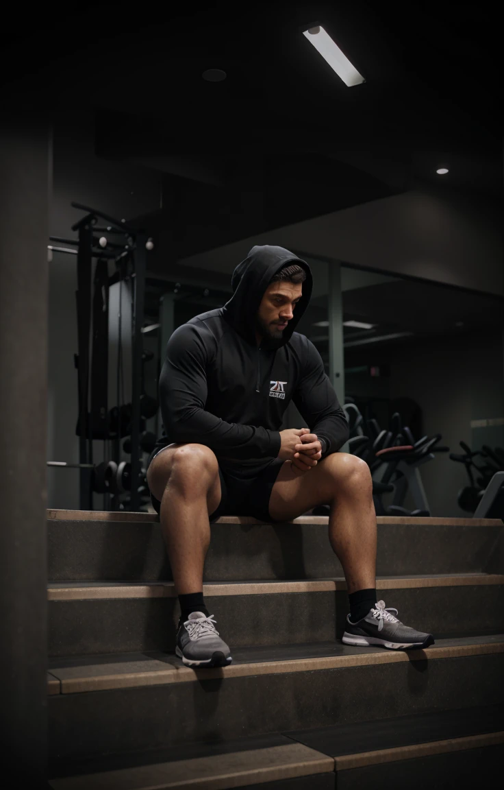 A man in a gym
