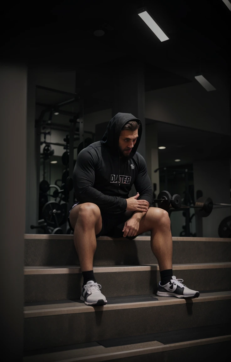 A man in a gym 