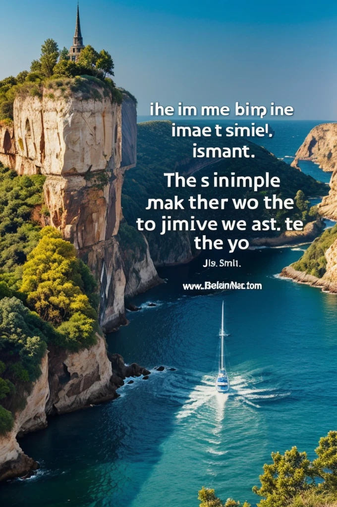 Make an image related to the following sentence "It is simple: just make it happen".