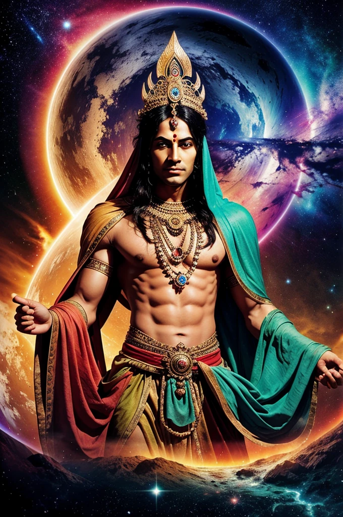 Lord krishn space image