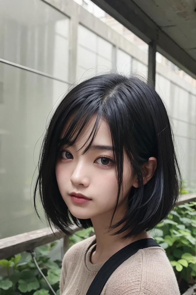 grunge hair、Bob Hair、Black Hair、Fleeting、Outdoor、Beauty