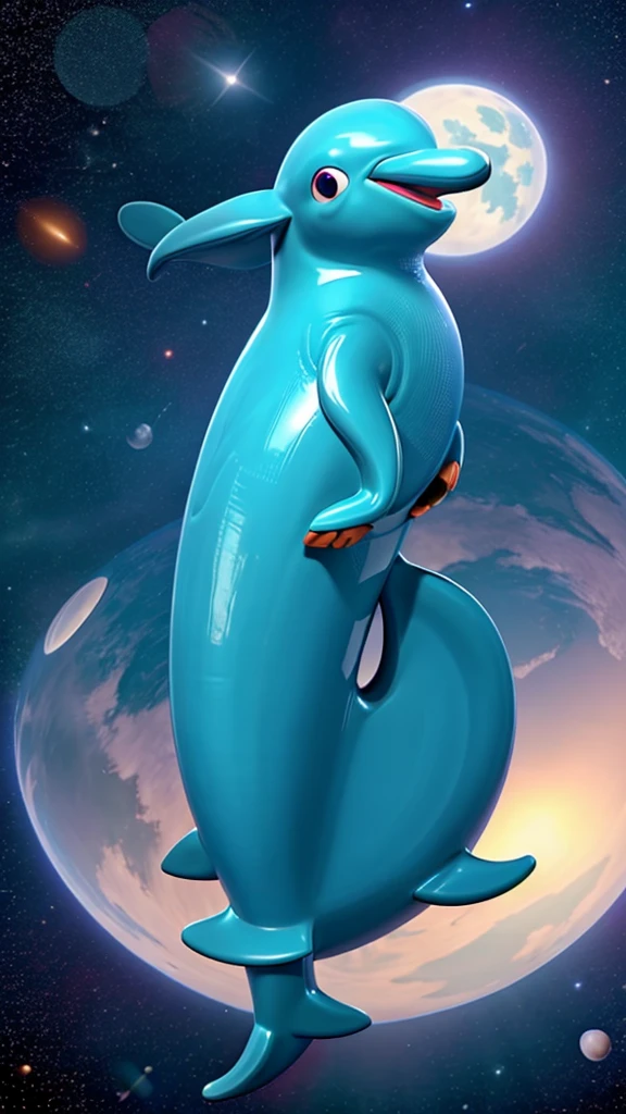 Dolphin in space
