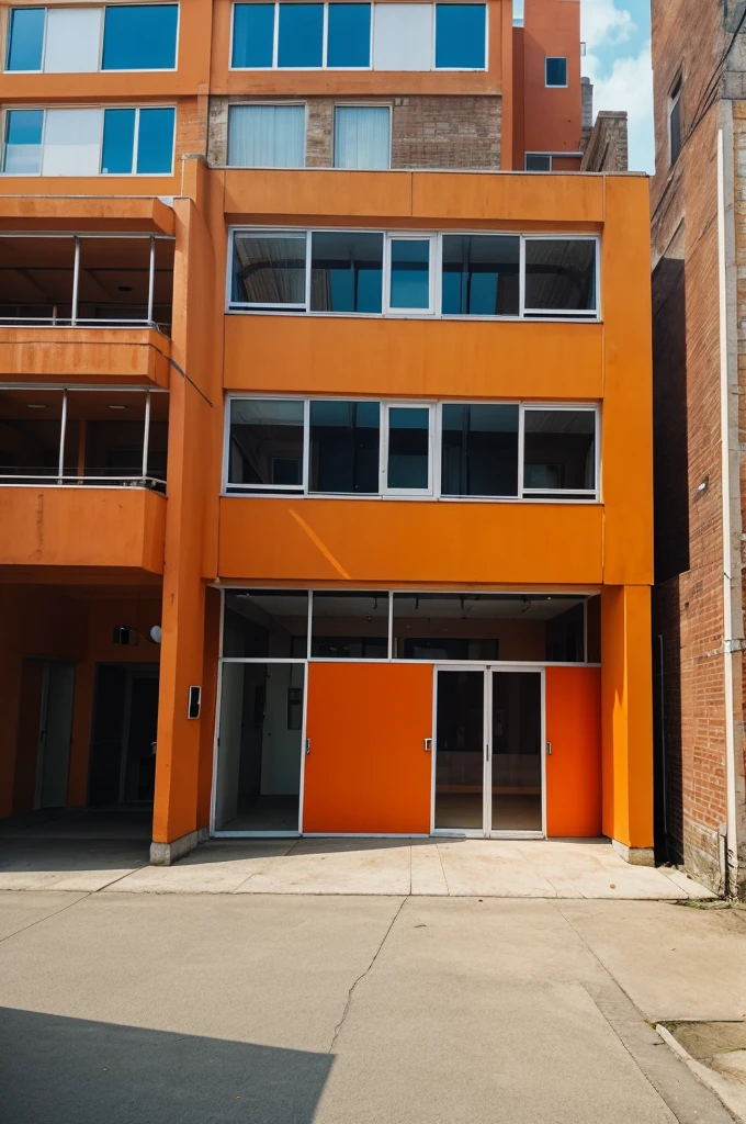 Orange kind of buildings