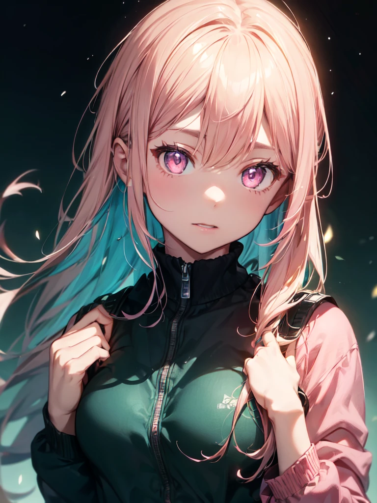 (((Match with pink clothes)))、(High Definition CG、unity、8 k wallpaper、Delicate and gorgeous)、(work of art)、(highest quallity:1.0)、(ultra-high resolution:1.0)