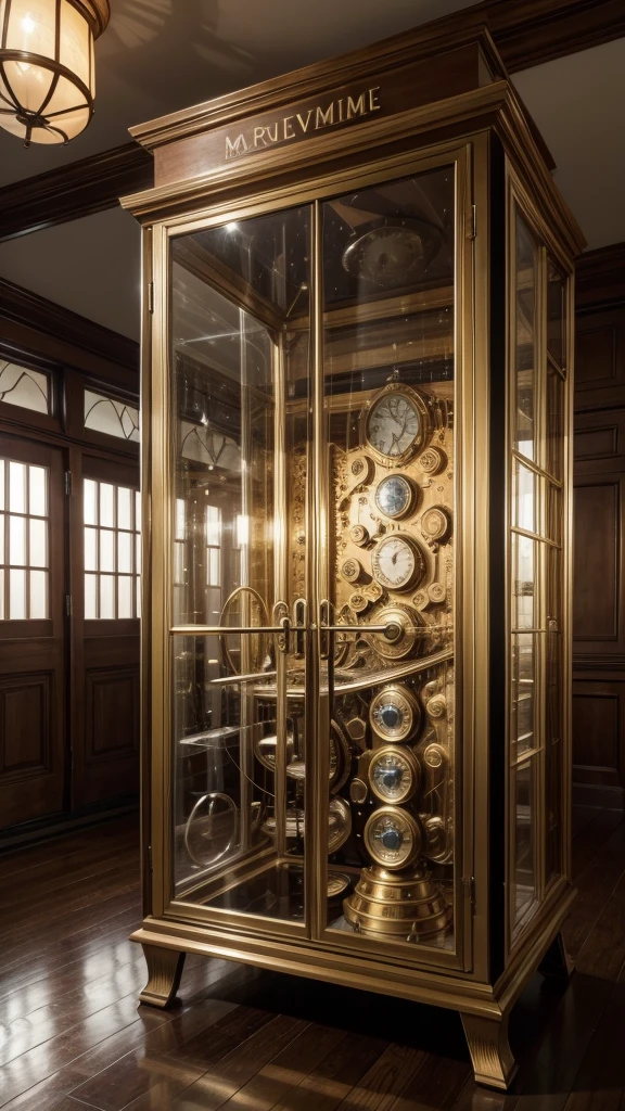 ---
"Create an image of a panel containing five time machines. The first machine should resemble the classic time machine from the 1960 film 'The Time Machine', with a Victorian design and a red chair. The second should be a futuristic time machine with smooth lines and advanced technology. The third machine must have a steampunk design, with exposed gears and copper tubes. The fourth machine should look like a modern, compact space capsule, with a blue glow. The fifth and final machine should be the iconic DeLorean from the movie 'Back to the Future', with all the classic details, including gullwing gates and flux capacitor.