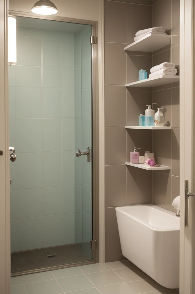 Make bathroom images in SD HD inspired by the Barbie movies