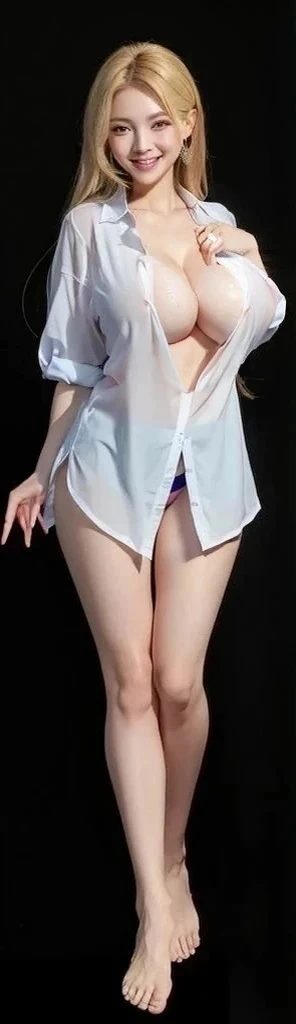 Exposed chest、Big Breasts、shirt