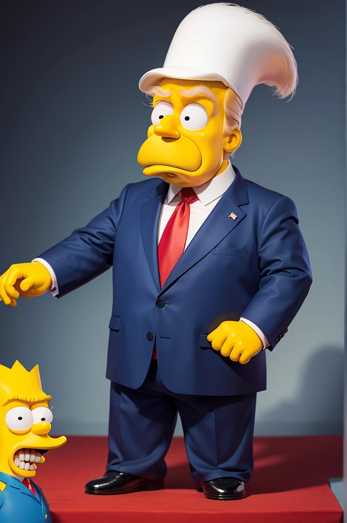 Trump as a simpson character