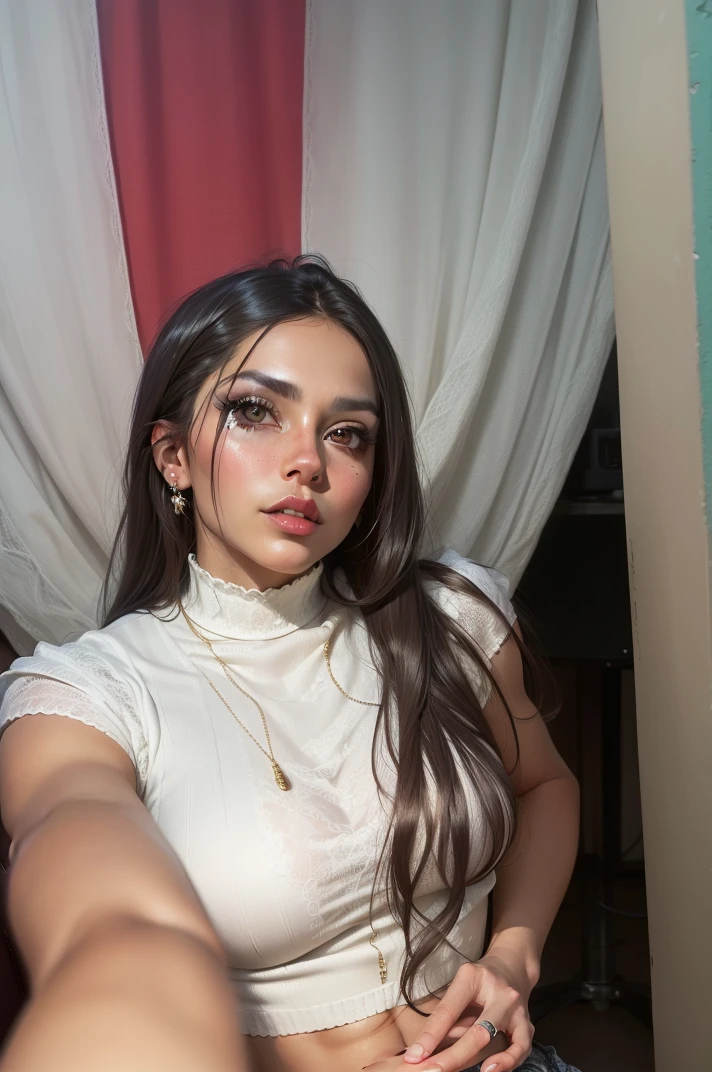 (best quality,4k,8k,highres,masterpiece:1.2),ultra-detailed,(realistic,photorealistic,photo-realistic:1.37),beautiful detailed eyes,beautiful detailed lips,extremely detailed eyes and face,long eyelashes,1girl,sexy body,ager,attractive appearance,confident expression,alluring gaze,sensual lips,provocative allure,curvaceous figure,youthful beauty,flawless complexion,alluring charm,perfectly styled hair,gorgeous features,mesmerizing presence,professional lighting and composition,artistic portrait,high fashion vibe,expressive pose,impeccable makeup,stylish wardrobe,fashion-forward outfit,striking look,sculpted physique,seductive appeal,irresistible magnetism,diva aura,seductive opportunities,passionate actress,teases and entices the camera,sultry persona,versatile on-screen talent,vivid colors,sexy ambiance,Hollywood glamour,photography,studio lighting,subtle bokeh,powerful gaze,pure artistry,visually stunning masterpiece.