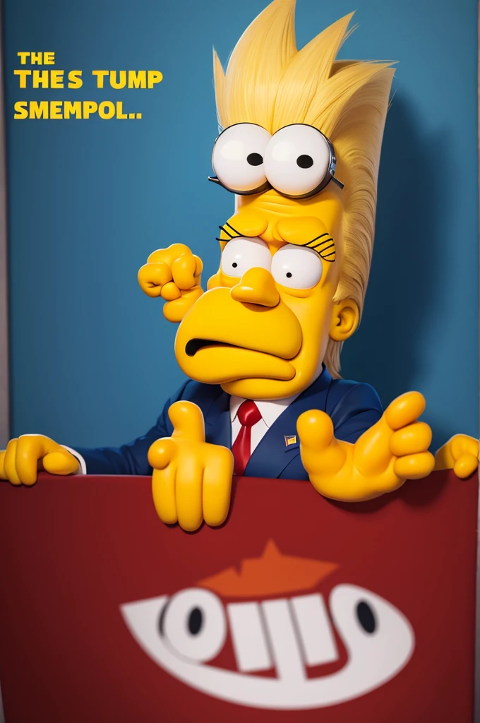 Trump as a simpson character
