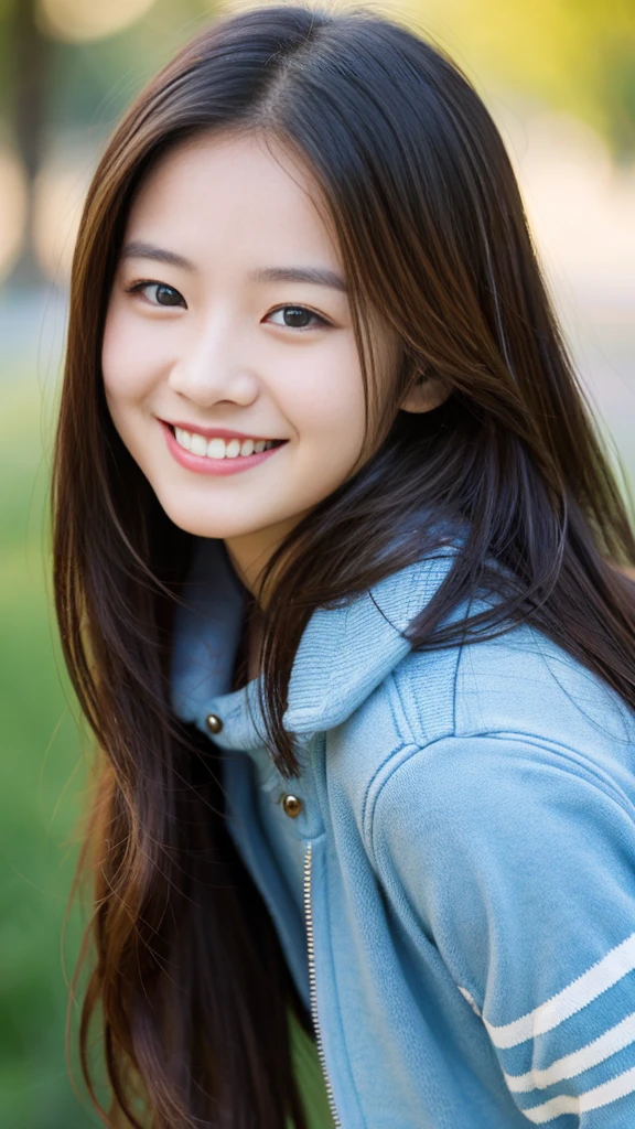 masterpiece, realistic photo of 1girl, 20 years old, smile