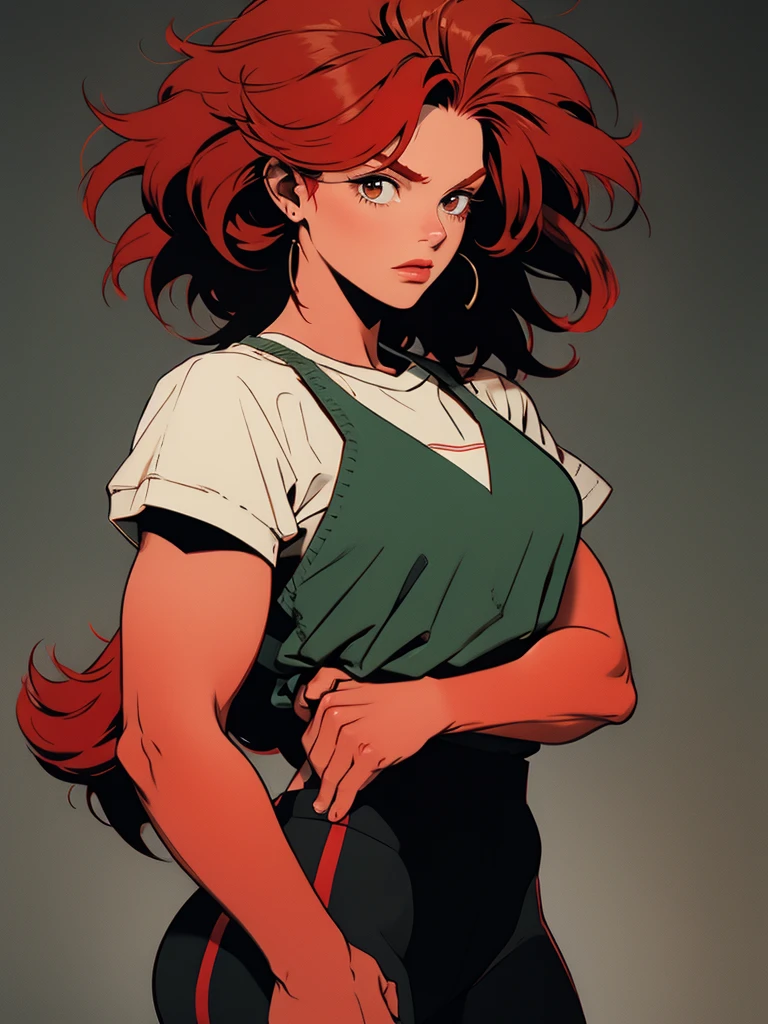 strong red hair
