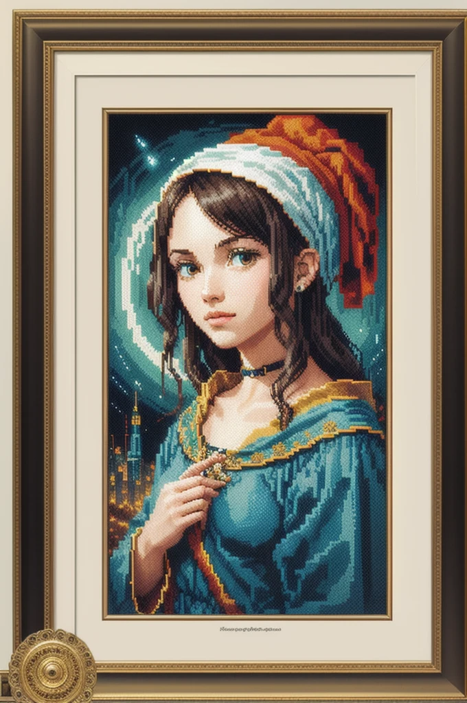 cross stitch pattern, pixelart