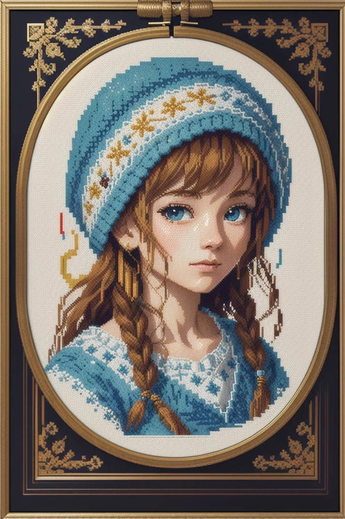 cross stitch pattern, pixelart