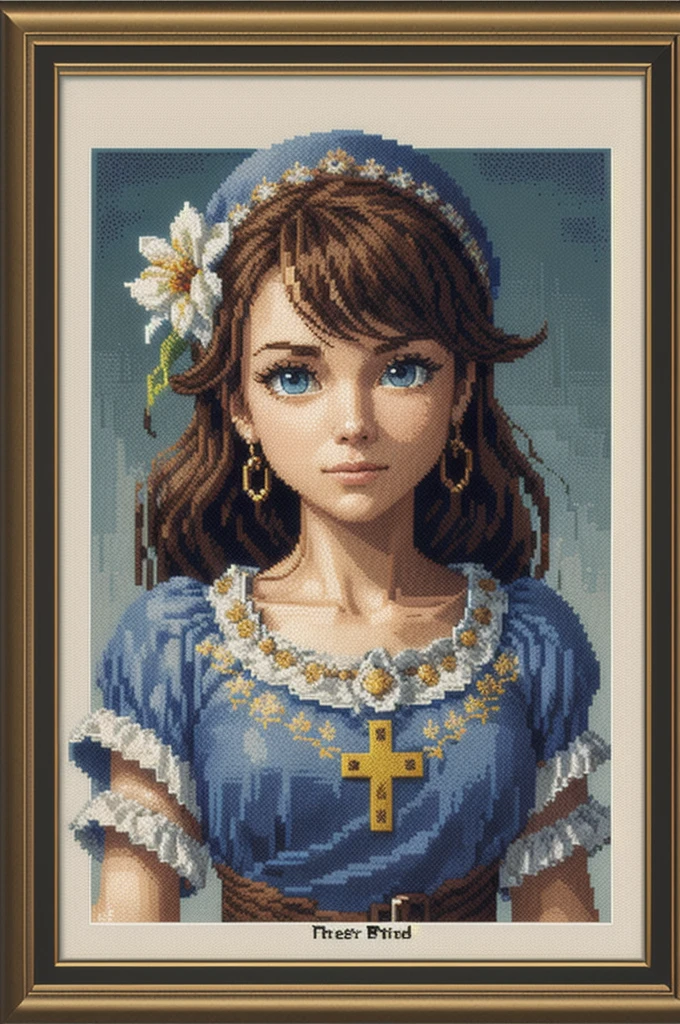 cross stitch pattern, pixelart