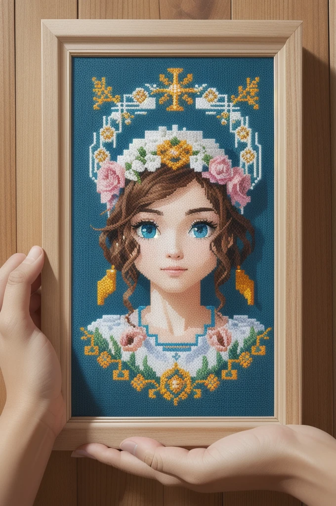 cross stitch pattern, pixelart