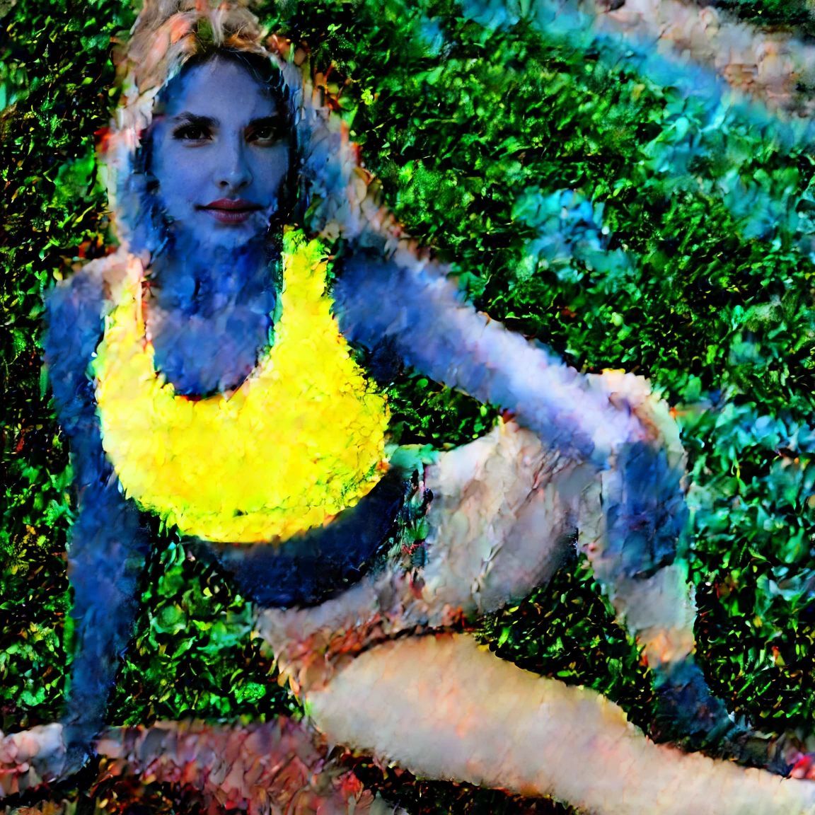 (foto 1280 x 720px, View from the top: 1.4), (fully body: 1.4), RAW uhd photo of a 24 year old blonde (woman with light blue eyes) on the beach doing yoga, whole body , pose de yoga (), (neckleace), detaileds (texturas! , body hair! , sheen, Farbe!! , Disadvantages: 1.1), olhos brilhantes com muitos detaileds (looking at the camera), SLR Lighting, SLR Camera, ultra-quality, sharpening, Depth of field, Film grain (downtown), Fujifilm XT3, clear as crystal, frame downtown, beautiful  face, sharp focus detailed skin pores, greasy skin, sunburn, complex eye detaileds, whole body, breasts big , yoga pants, body without deformities