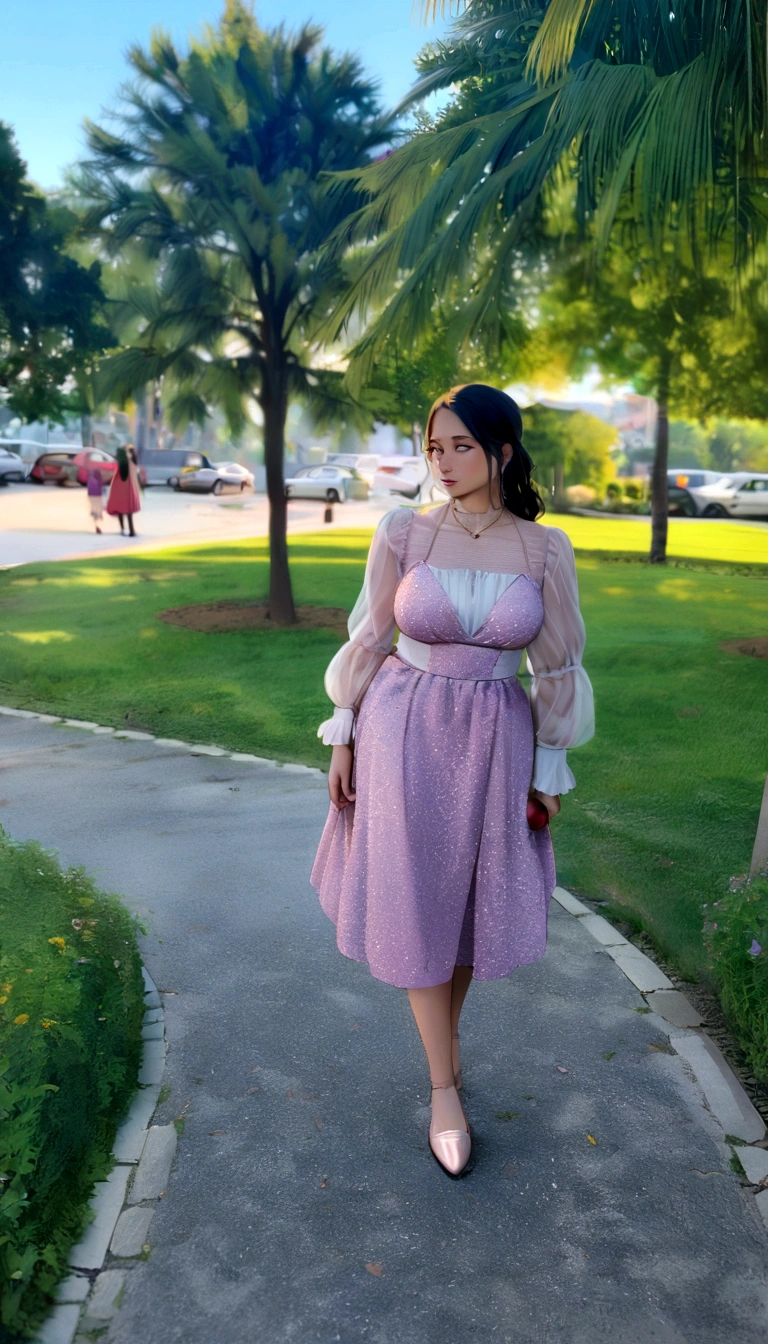 criar cena country, girls in dresses of flaws and apples