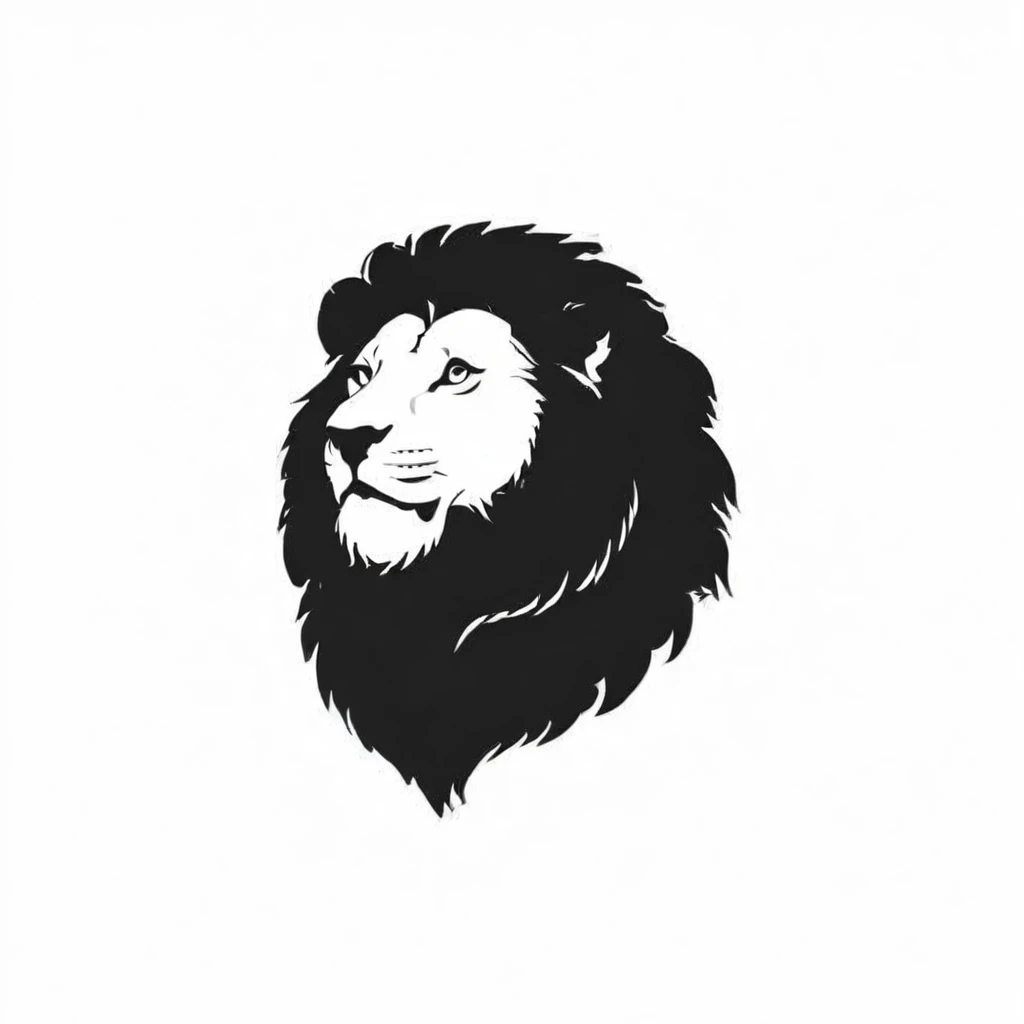 a black silhoutte of lion