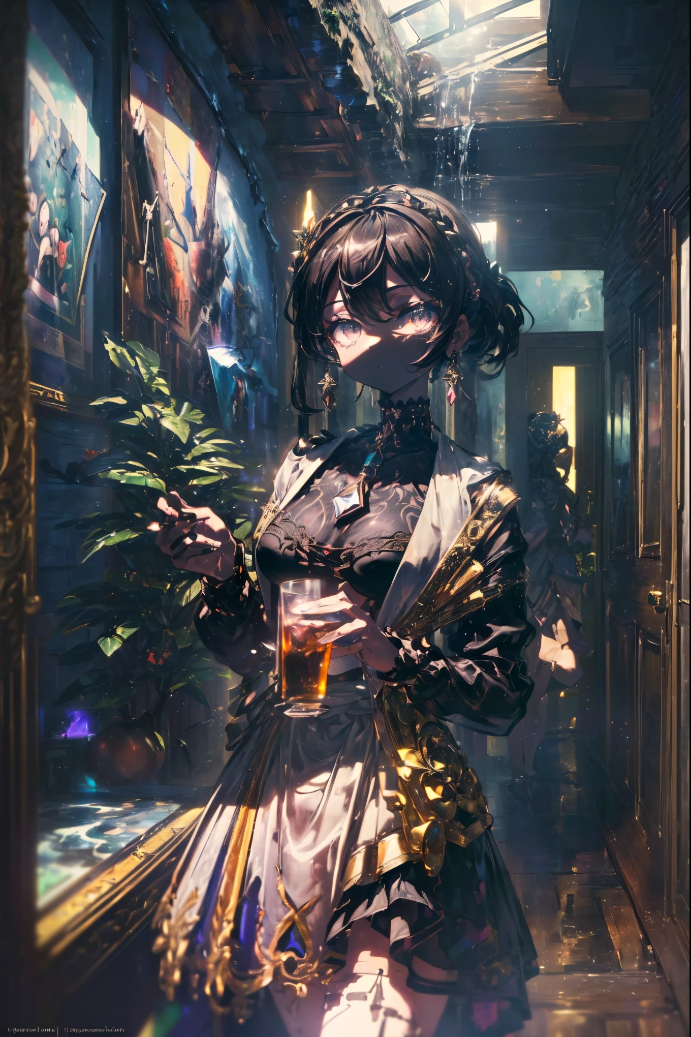 (Best Art,illustration,IB,Three Point Perspective,Ultra-high resolution, masterpiece, best quality,Great details,Very rich facial details,Best Artwork,Perfect Arms,Perfect planing structure),(Unity 16K Wallpaper,Ultra Detailed, Extremely detailed CG,detailed, Beautiful and delicate eyes),Black hair like a waterfall,Amber eyes,Fair skin,Exquisite facial features,Tall figure,Black dress,Slim fit,Lace decoration,Long tube,Black high heels,Pearl Necklace,earrings,Retro dressing table,Classical oil painting,Sketch strokes,Black and white contrast,Strong visual impact,Mystery,Noble temperament,Artistic atmosphere,Dreamy atmosphere,Classical elegance,Modern,Contradiction and unity,Surrealism,Futuristic,Simple style,Geometric composition,Smooth lines,Vivid colors,Abstract Elements,Three-dimensional shape,Pop Art,Neoclassicism,Impressionism,,Renaissance,Baroque,Rococo style,art noveau,architecture,Concept Art,dadaist,Surrealism,expressionistic,Symbolism,Futurism,Constructivism,抽象expressionistic,Minimalism,New Representationism,The art of math,Virtual Reality,Cyberpunk,Steampunk,Magical Realism,Post-apocalypse,Dystopia,Eschatology,Transhumanism,Postmodern fantasy,Post-colonial,feminism,Environmentalism,Social Criticism,Philosophical Thinking,existentialism,Absurdism,existentialism,Postmodern literature,Experimental Theatre,pioneer,Avant-garde music,Underground Culture,subculture,Youth Culture,Pop culture,Fashion Culture,Internet culture,globalization,Intercultural Communication,Diversity and Fusion,Express,Creative Imagination,Imagination Runs Wild,The possibilities are endless,Outlook for the future,Artistic Innovation,aesthetics,visual feast,Sensory stimulation,Emotional resonance,collision of ideas,Cultures,Artistic inheritance,Cultural awareness,Aesthetic awareness,Creative inspiration,Aesthetic judgment,Cultural identity,Artistic value,Cultural significance,social influence,era,Humanistic care,Aesthetic taste,Cultural taste,Artistic accomplishment,Aesthetic Realm,Art Appreciation,Cultural understanding,Art Practice,Art Theory,Art criticism,cultural studies,Art History,Cultural anthropology,Semiotics,Iconography,Narratology,aesthetics原理,Psychology of Art,Philosophy of Art,Cultural Philosophy,Arts Management,art education,Art Market,Arts Policy,Art Industry,Cultural and creative industries,Culture Industry,Cultural Economics,Cultural Studies,Cultural Sociology,Cultural Geography,Cultural Ecology,Cultural anthropology,Comparative Cultural Studies,文化Semiotics,Cultural Communication,Cultural Translation Studies,Cultural Hermeneutics,Cultural Criticism,cultural studies学,Cultural Criticism,Cultural Analysis,Cultural Phenomenology,Cultural Theory,Cultural Philosophy学,文化Semiotics,Cultural Hermeneutics,Cultural Criticism,Comparative Cultural Studies,Cultural Phenomenology,Cultural anthropology,Cultural Sociology,Cultural Economics,Cultural Communication,Cultural Translation Studies,Cultural Hermeneutics,Cultural Criticism,Cultural Analysis,Cultural Phenomenology,Cultural Theory,Cultural Psychology,Cultural Philosophy,Cultural Philosophy,Cultural Philosophy,Cultural Philosophy,Cultural Philosophy,Cultural Philosophy,Cultural Philosophy