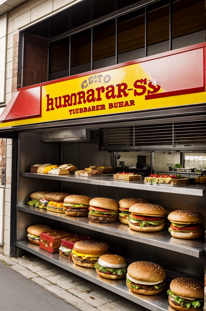 Two years of existence of a hamburger business 