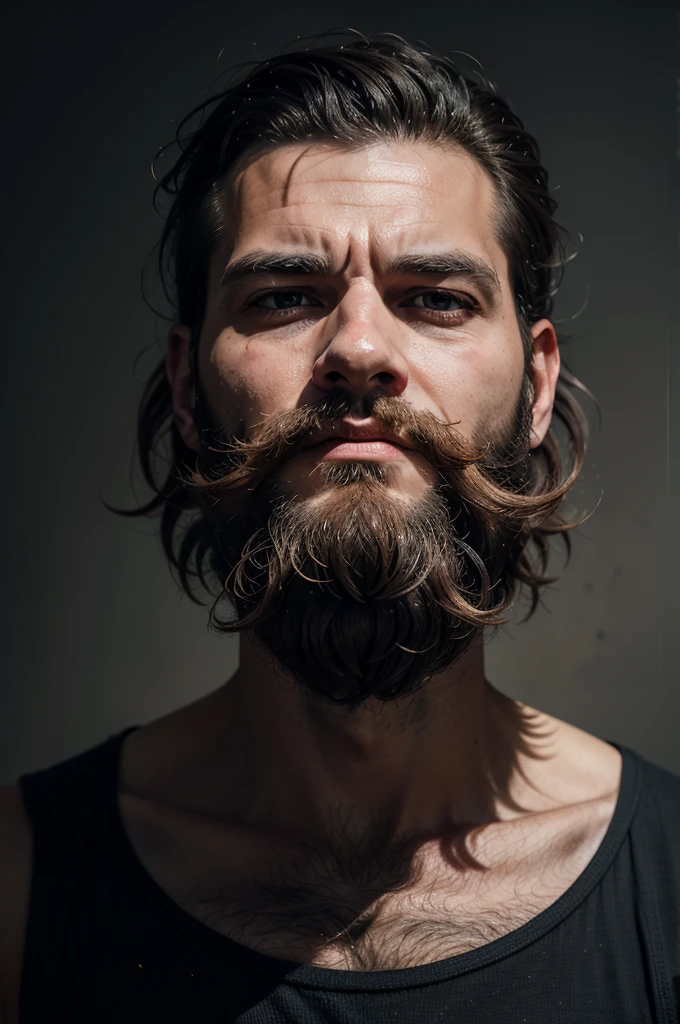 arafed man with a beard and a bird in his hair, double exposure effect, double exposure portrait, alessio albi, double - exposure, double-exposure, double exposure, double exposure photography, multiexposure, fractal beard, multiple exposure, surreal photo, bearded man, surreal portrait photography, style dan hillier, by Adam Marczyński