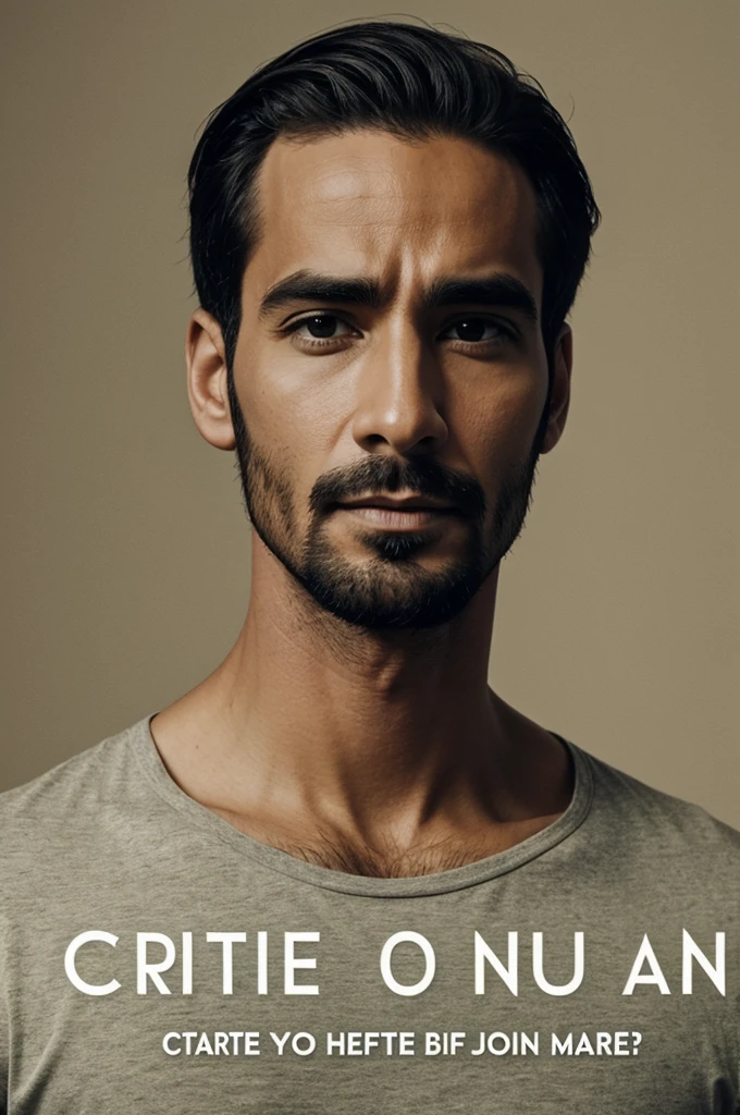 Create a man who is not sure