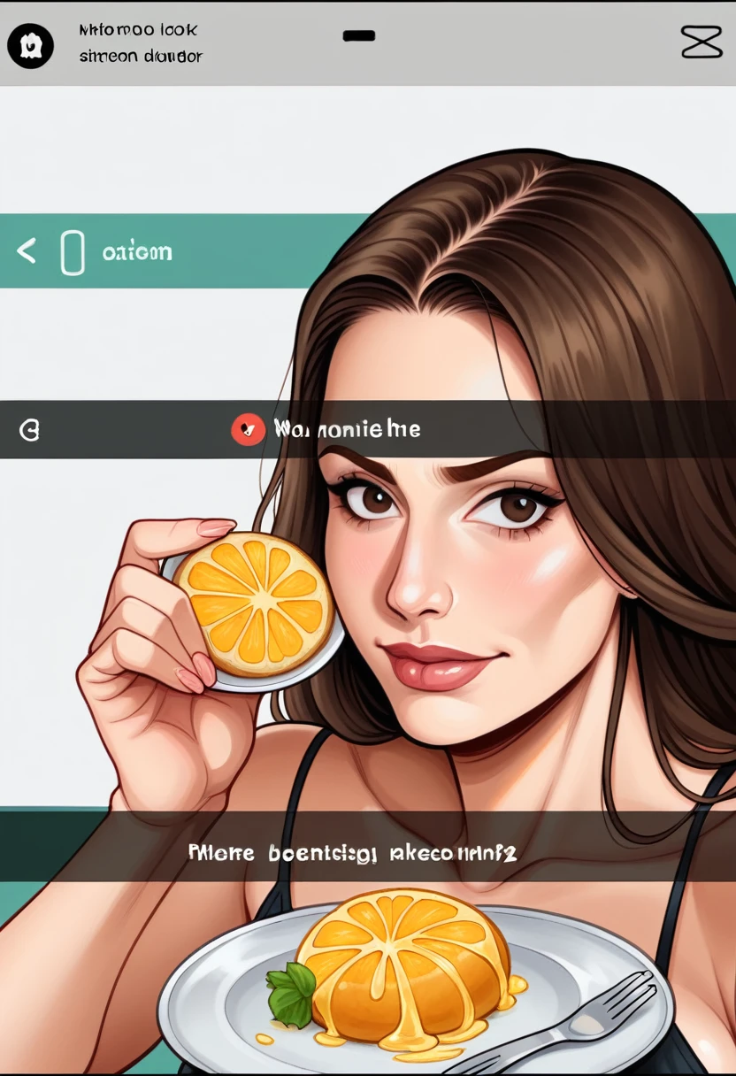there is a woman with yellow paint on her face holding a plate of food, fruit celebrity, Beckinsale, 🤬 🤮 💕 🎀, 🐿🍸🍋, digital art. @mariomaniacdude, snapchat photo, BCD and FGHIJKLMN opq RSTUVW xy Z, Laura Lipton, 😭 🤮 💕 🎀there is a woman with yellow paint on her face holding a plate of food, a colorized photo inspired by Almada Negreiros, tumblr, pop art, fruit celebrity, Beckinsale, 🤬 🤮 💕 🎀, 🐿🍸🍋, digital art. @mariomaniacdude, snapchat photo