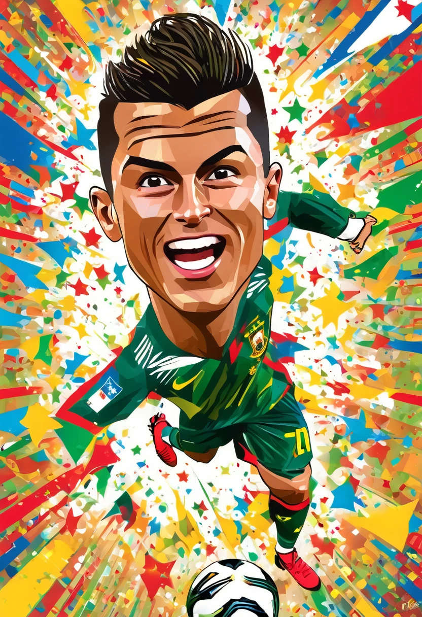 Make Cristiano Ronaldo with the World Cup