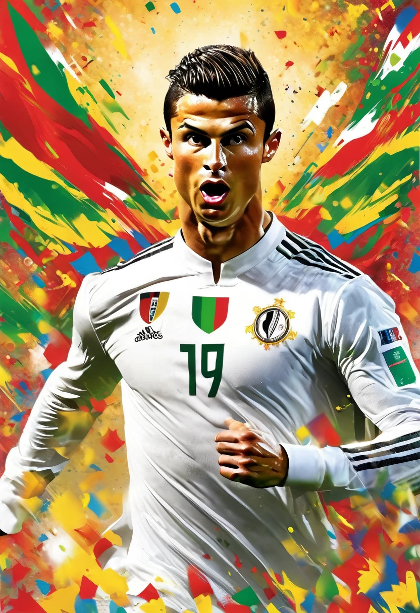 Make Cristiano Ronaldo with the World Cup