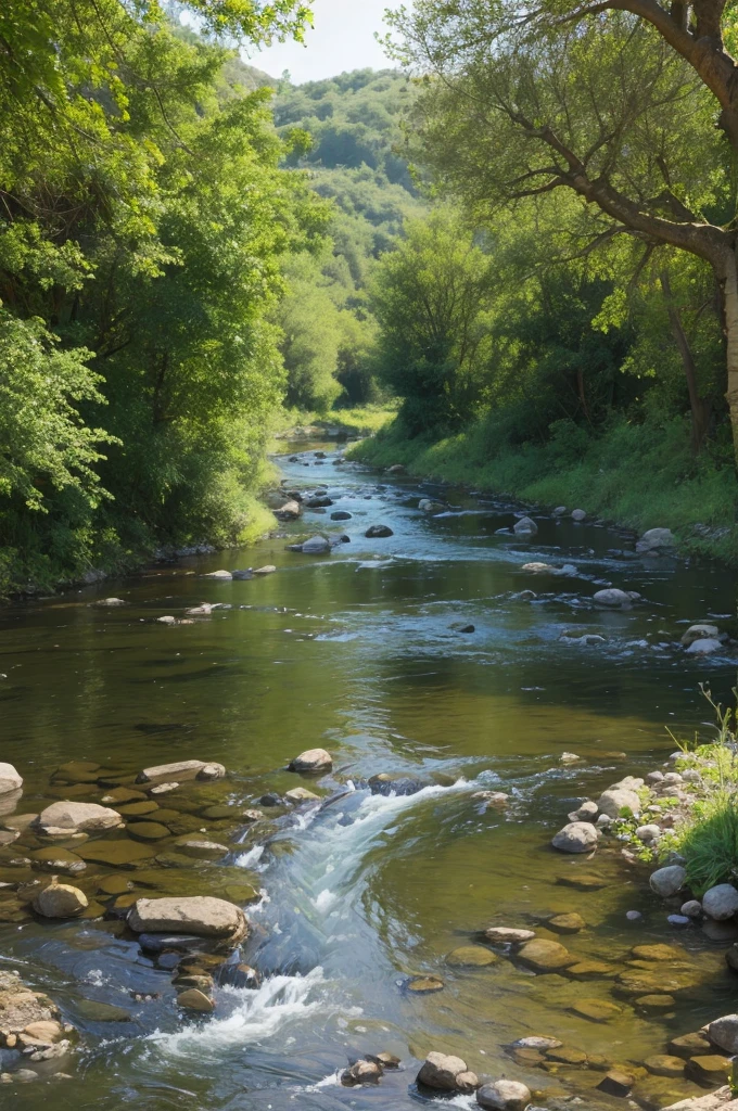 River with 4 branches in the Garden of Edem