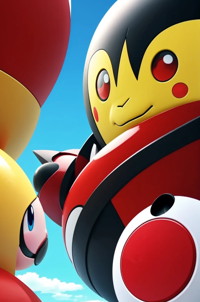 My YouTube character holding a pokeball