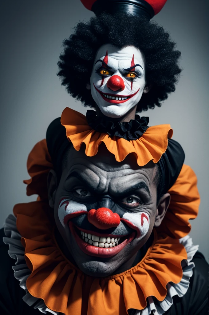 Black clown from the underworld 