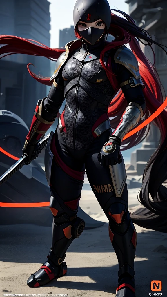 Ninja Cyborg Shadowdroid Noct.Co    —  cydroidz in black with orange and piink & pseudo kanji - Full body modeltic Ninjacybord
http://instagram.com/noct.co
https://noct-merch.printify.me/products
Woman beautiful Ninja Cyborg 