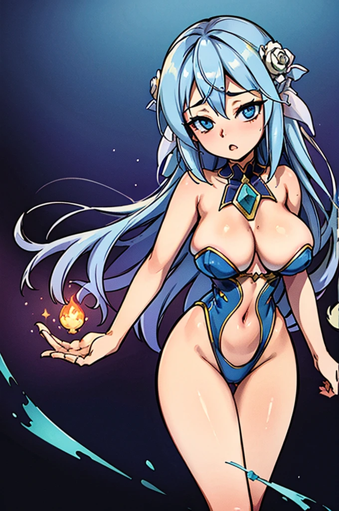 **divine elemental goddesses**, closeup in an urban environment with diffuse colors, ultra detailed illustration of a female aquatic spirit creature with complex 3D projection effects of translucent fabric and glowing, hollow cybernetic threads. The pose is dynamic, spectral, with light particles, and the composition is professional and award-winning. Offers creative freedom, artistic expression and a surreal theme. The diffuse figures and disturbing visual expression create an evocative unusual chromatic contrast. The work is by Lekrot (long neck), with an elongated neck and a static pose. Certainty and conventionality are challenged in this extreme composition.