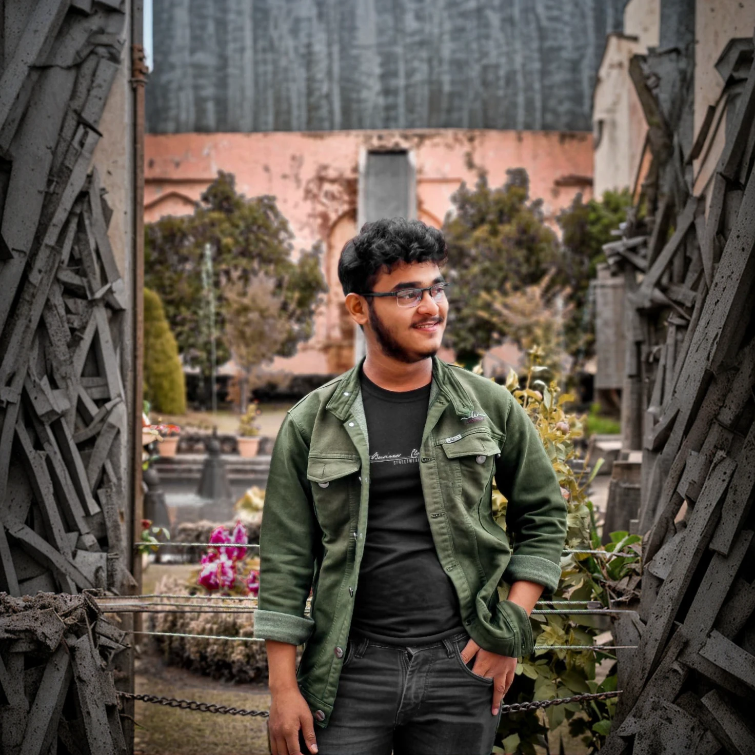 Fill with background