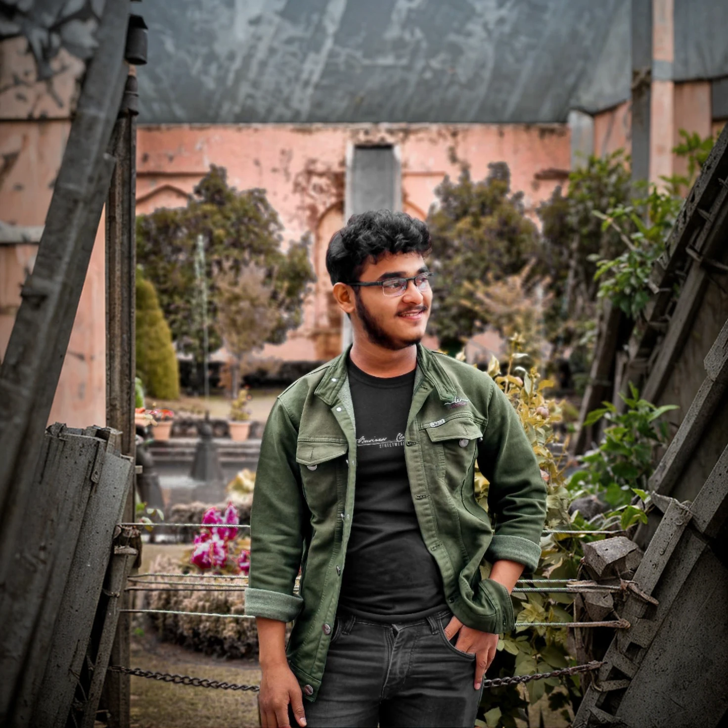 Fill with background