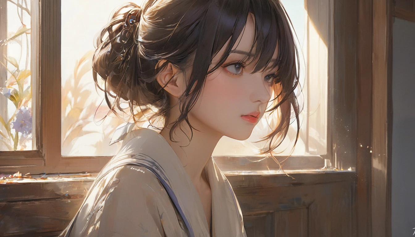 (masterpiece, Highest quality:1.2), One girl, alone