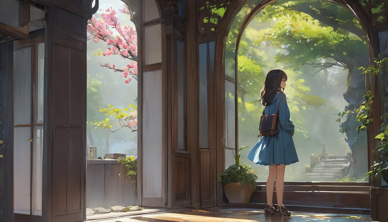 (masterpiece, Highest quality:1.2), One girl, alone