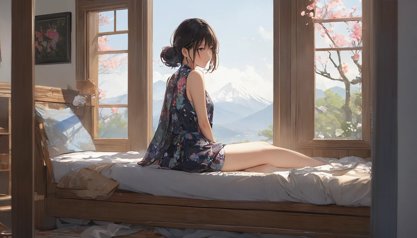 (masterpiece, Highest quality:1.2), One girl, alone
