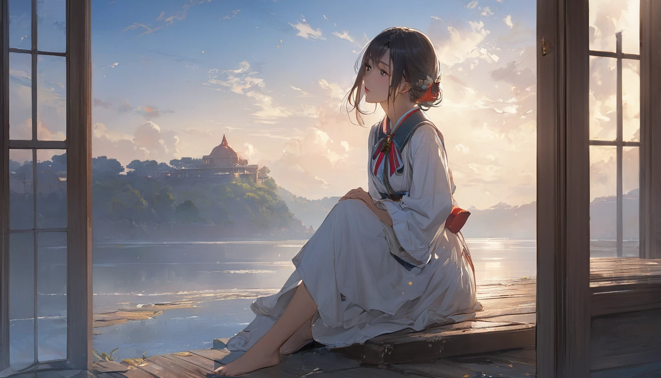 (masterpiece, Highest quality:1.2), One girl, alone
