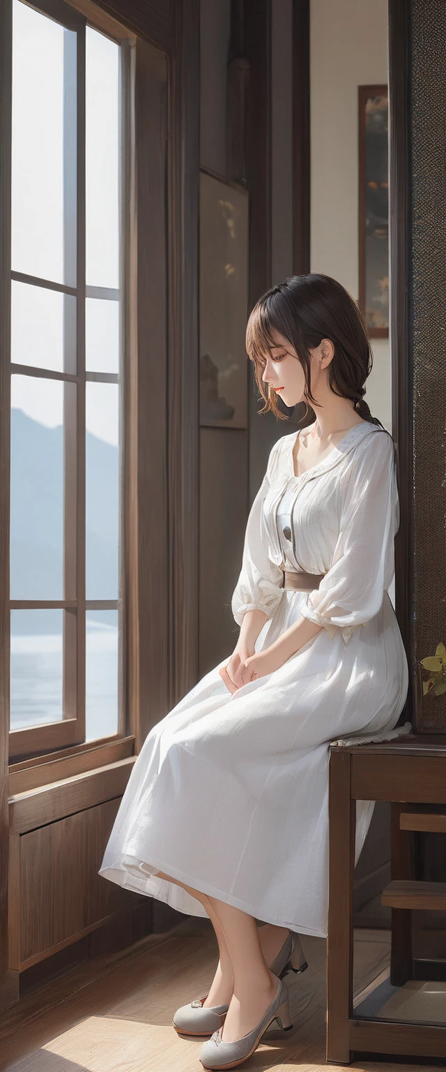 (masterpiece, Highest quality:1.2), One girl, alone