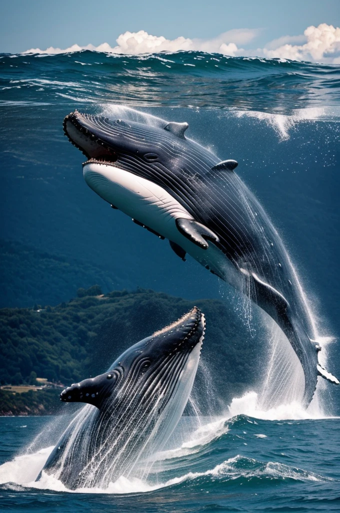man being swallowed by whale, realist